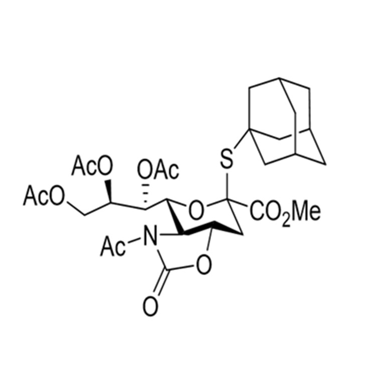 5-Acetamido-7,8,9-tri-O-acetyl-5-N,4-
O-carbonyl-2-S-adamantanyl-2-thio-α-neuraminic Acid Methyl Ester 
